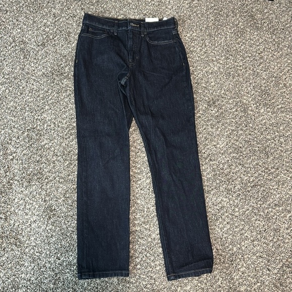 AS IS! NWT! Banana Republic Rinse Dark Wash The Slim Jean - Size 27 🔹 - Picture 5 of 11
